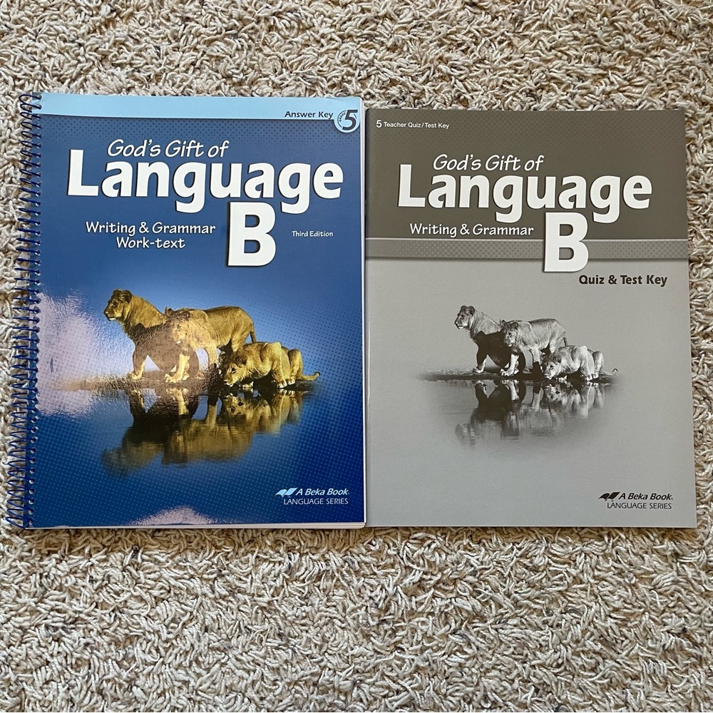 Abeka Language Series Answer Key Set